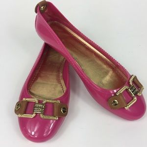 Ivanka Trump Pink Scapoli Flats Rubber Slip On
